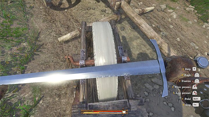 Kingdom Come Deliverance Grindstone Grindstone used to repair a damaged weapon or a piece of armor in Kingdom Come Deliverance