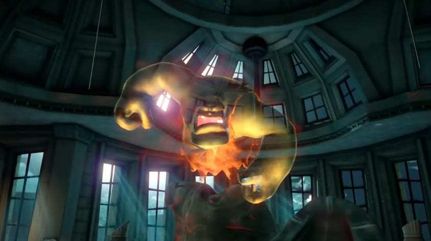 Luigi's Mansion 3 caveman ghost read to attack with it's club
