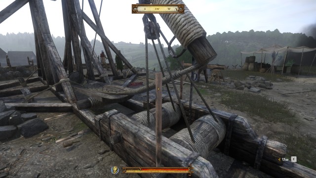 Kingdom Come Deliverance Trebuchet preparing for launch