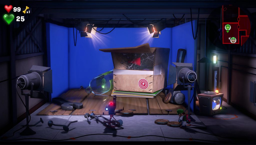 Luigis mansion 3 Spider Web Movie Set Luigis mansion 3 spide web and cardboard box movie set
