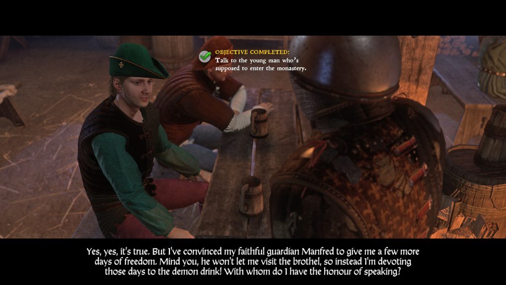 Kingdom Come Deliverance Talking to Karl Kingdom Come Deliverance talking with Karl the future monk