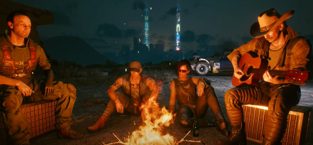 Cyberpunk 2077 Campfire with Aldecaldos Cyberpunk 2077 Campfire with Aldecaldos
