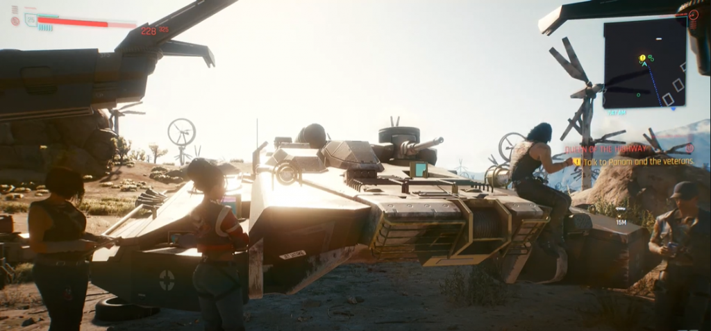 Cyberpunk Basilisk Tank Panam Side Mission Basilisk Tank