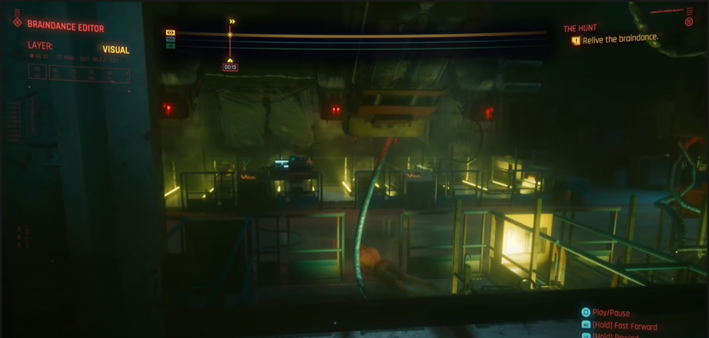 Cyberpunk 2077 Braindance of Victim Cyberpunk braindance of Anthony Harris victim trying to crawl away