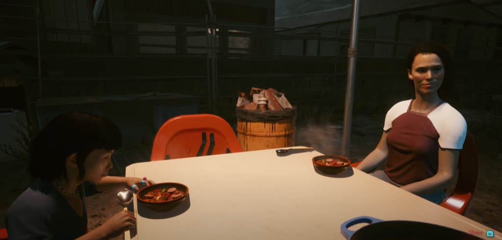 Cyberpunk 2077 Family Dinner Cyberpunk 2077 family dinner with River Ward and Joss