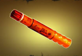 Marine flare in orange with water proof cap