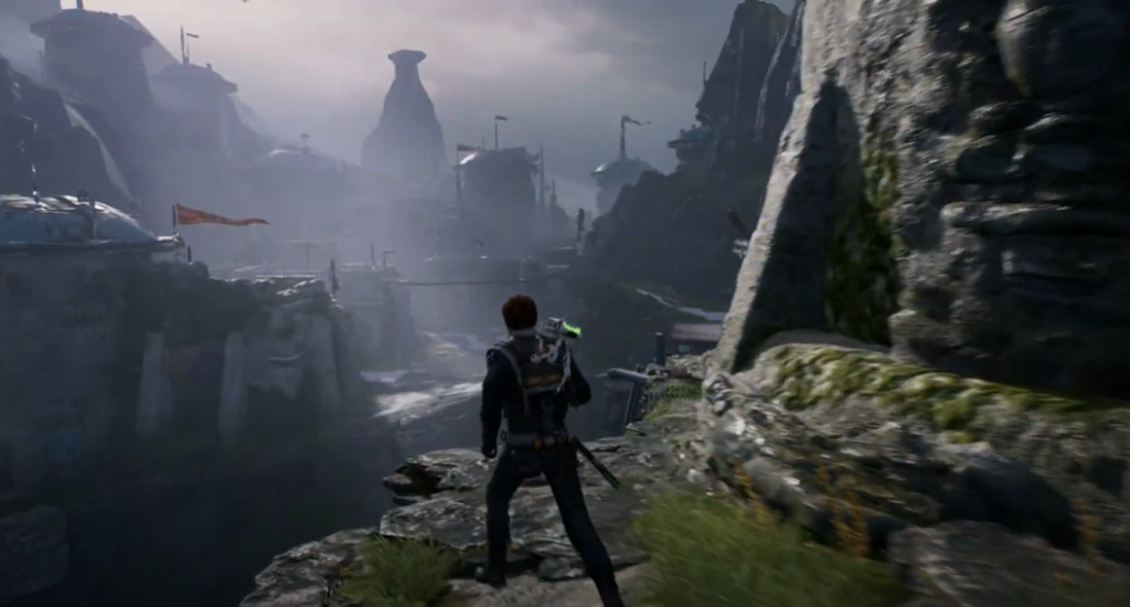 Cal Watches Over the Planet Zeffo Star Wars Jedi Fallen Order Cal Kestis enjoys the Zeffo Vista