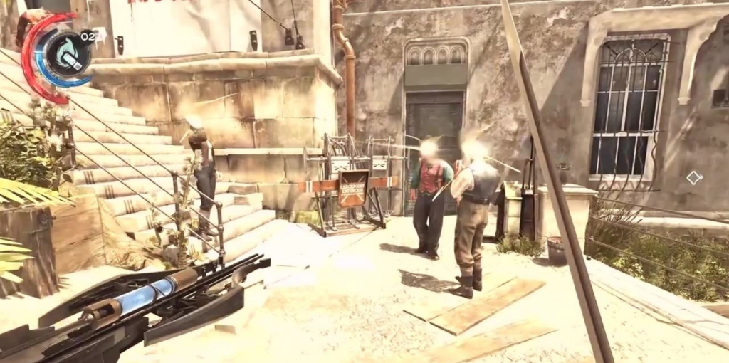 Domino Power in Action Dishonored 2 domino power linking 3 enemies fates together