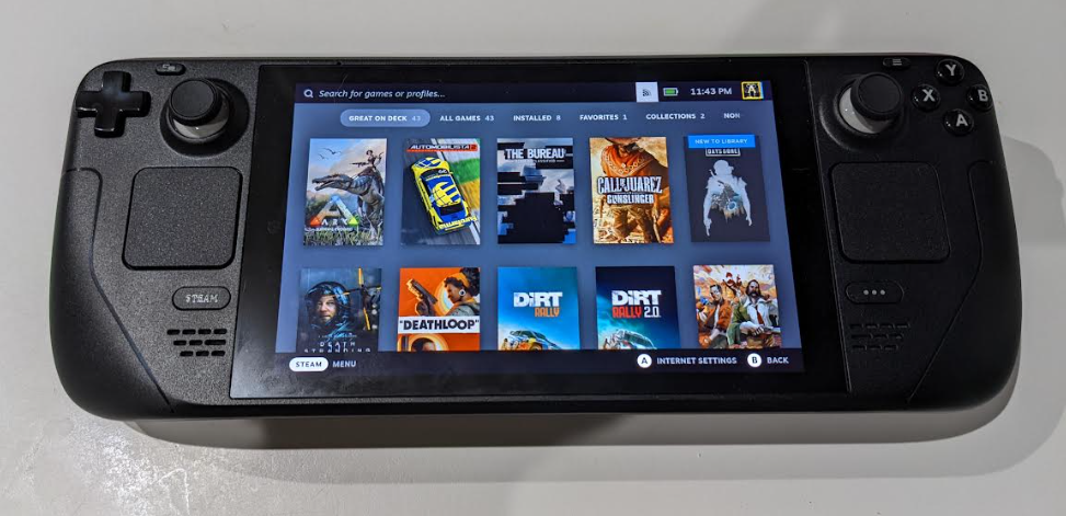 Steam Deck Library Great On Deck Section