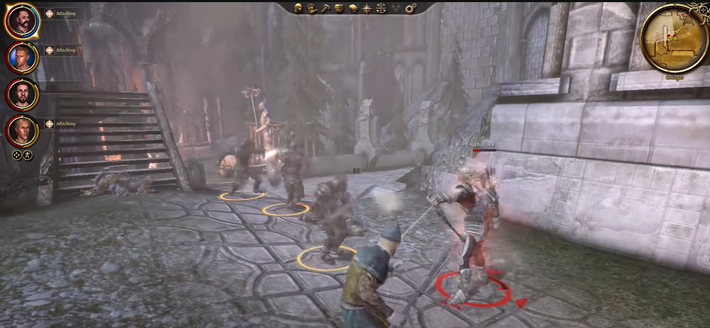 Dragon Age Origins fight Dragon Age Origins fight