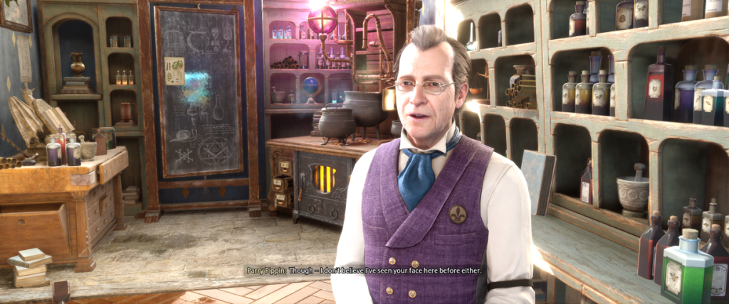 Parry Parry Pippin the potion salesman of Hogsmeade