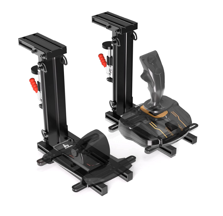 HOTAS Hands On Throttle And Stick adjustable desk mounts