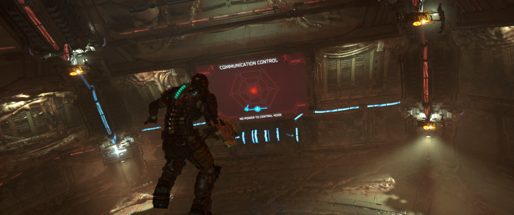 Isaac Clarke in Zero G Dead Space Isaac Clarke solving puzzles in zero g