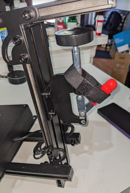 HOTAS desk mount with Velcro hack