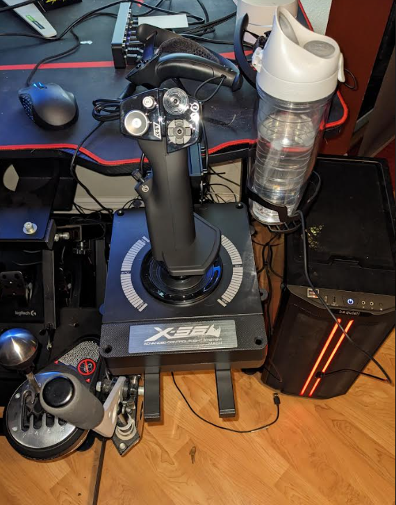 Logitech X 56 Stick Mounted