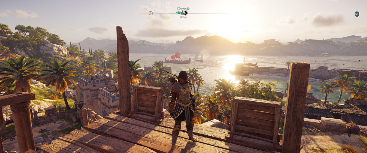 Assassin's Creed Odyssey End Viewing a Sea Battle