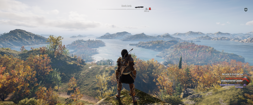 Assassin's Creed Odyssey Makedonia Assassin's Creed Odyssey Makedonia coastline view with Kassandra
