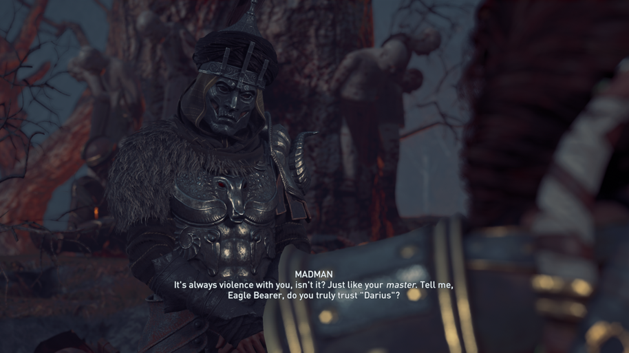 AC Odyssey Legacy of the First Blade the Huntsman in his Persian Immortals armor