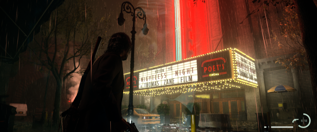 Thomas Zane at Poet's Cinema Alan Wake 2 Thomas Zane Poet's Cinema