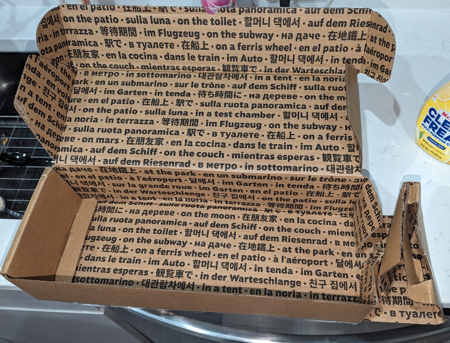 My Steam Deck Stolen Empty Steam Deck packaging box