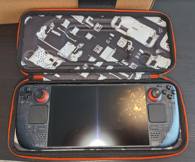 Steam Deck OLED Limited Edition Steam Deck OLED Limited Edition in the artistic stitched carrying case