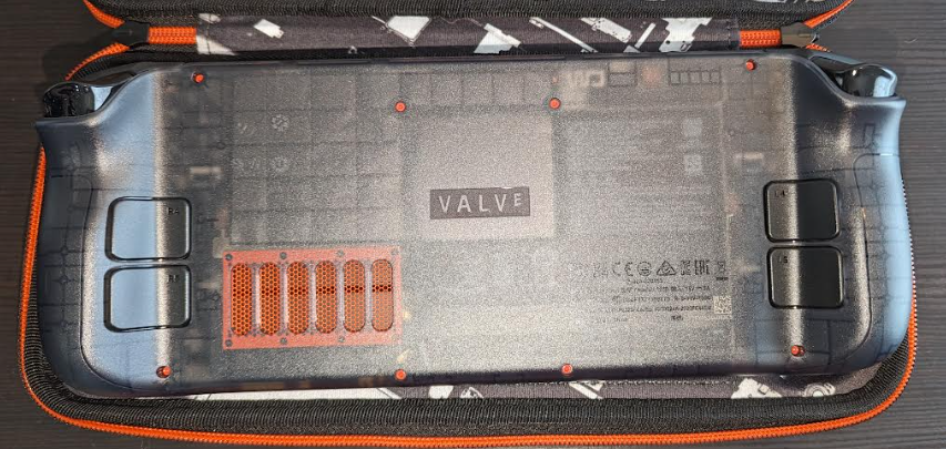 Steam Deck OLED Limited Edition back Steam Deck OLED Limited Edition back view