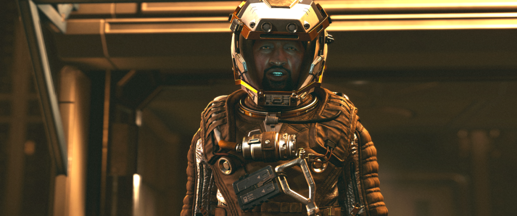 Starfield Dr. Percival Starfield Dr. Percival in space suit