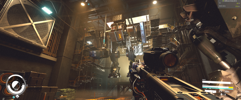 1-Of-A-Kind Salvage Starfield 1-Of-A-Kind Salvage of UC Vanguard quest on Niira with giant mech in a hangar
