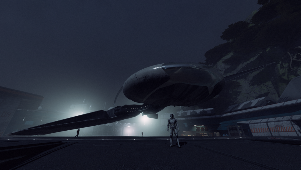 My Starborn Ship and Suit My Starfield Starborn ship and space suit at New Atlantis