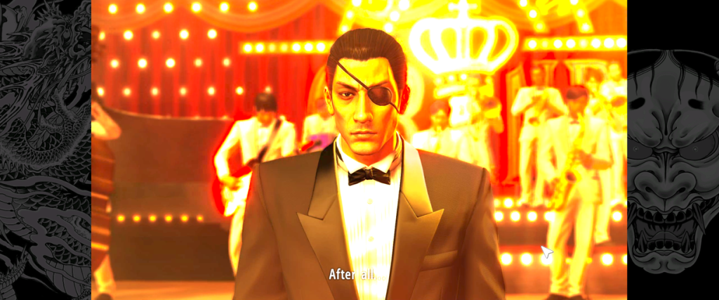 Goro Majima at the Cabaret Grand