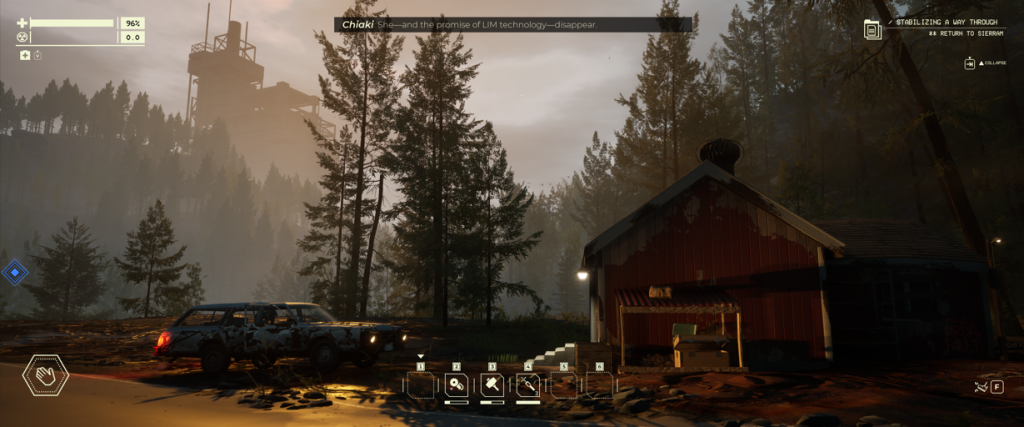 First official trip to the Olympic Exclusion Zone with station wagon and a shack to explore