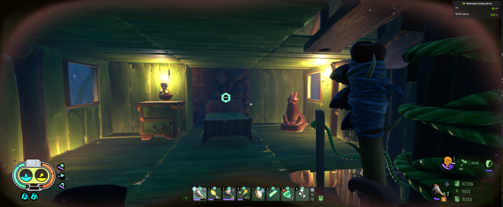 My Grounded Bedroom My Grounded base floor 2 bedroom with bed, dresser and aphid statue