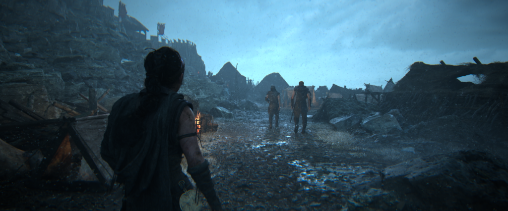 Senua follows her companions to the leader