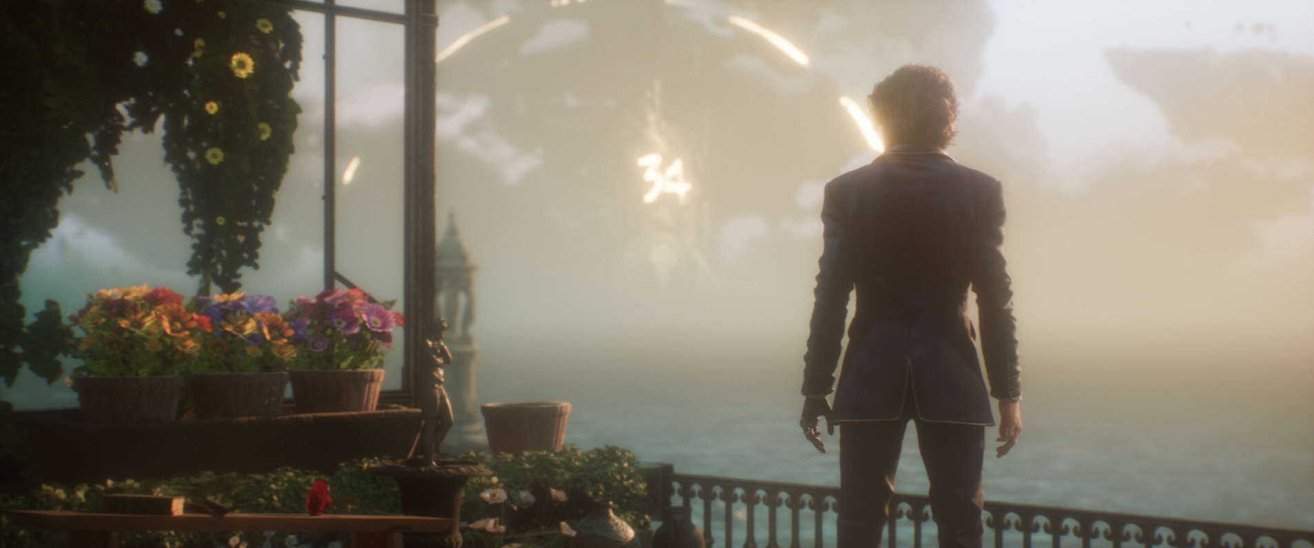 Clair Obscur Expedition 33 Gustave looking at the paintress monolith from lumiere