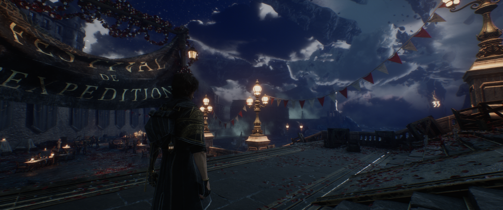Lumiere at night before Expedition 33 sets sail