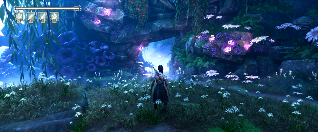 South of Midnight healing the flowers