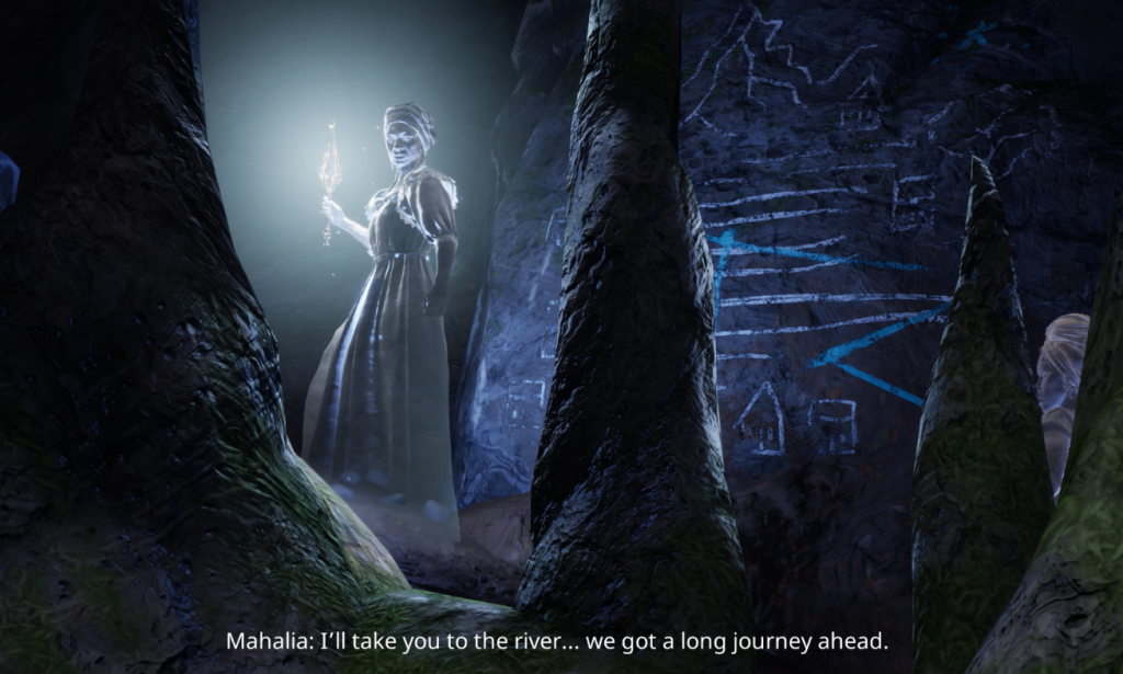 Mahalia's ghost in the underground railroad