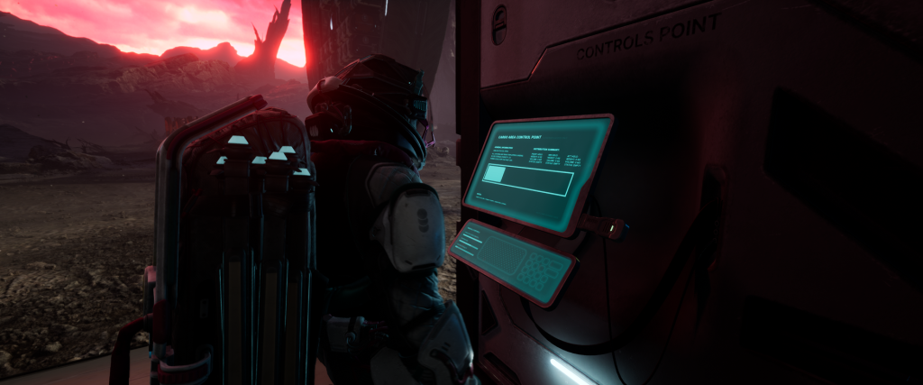 Jan hacking the rescue ship