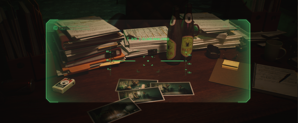 Detective Mode Robocop game investigation mode