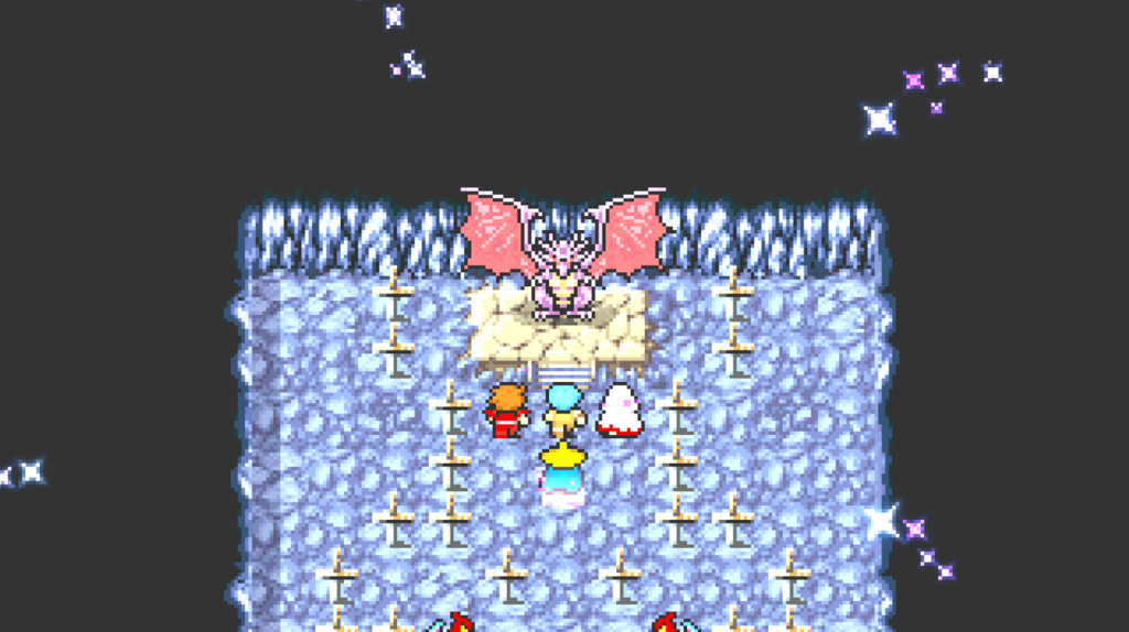 FF1 meeting the dragon king