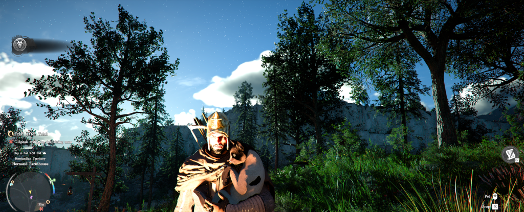 My Cliff holding his soon to be pet cat