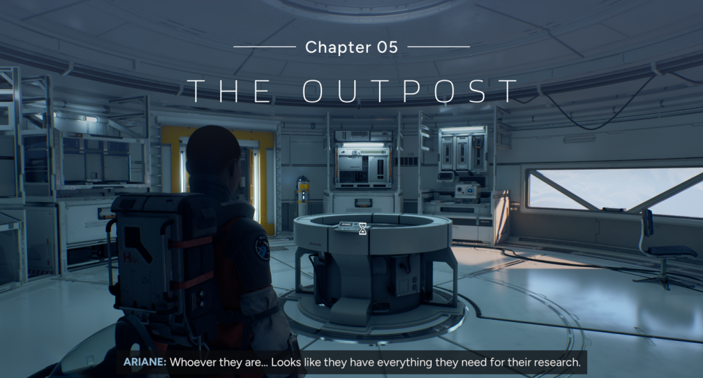Aphelion exploring the outpost